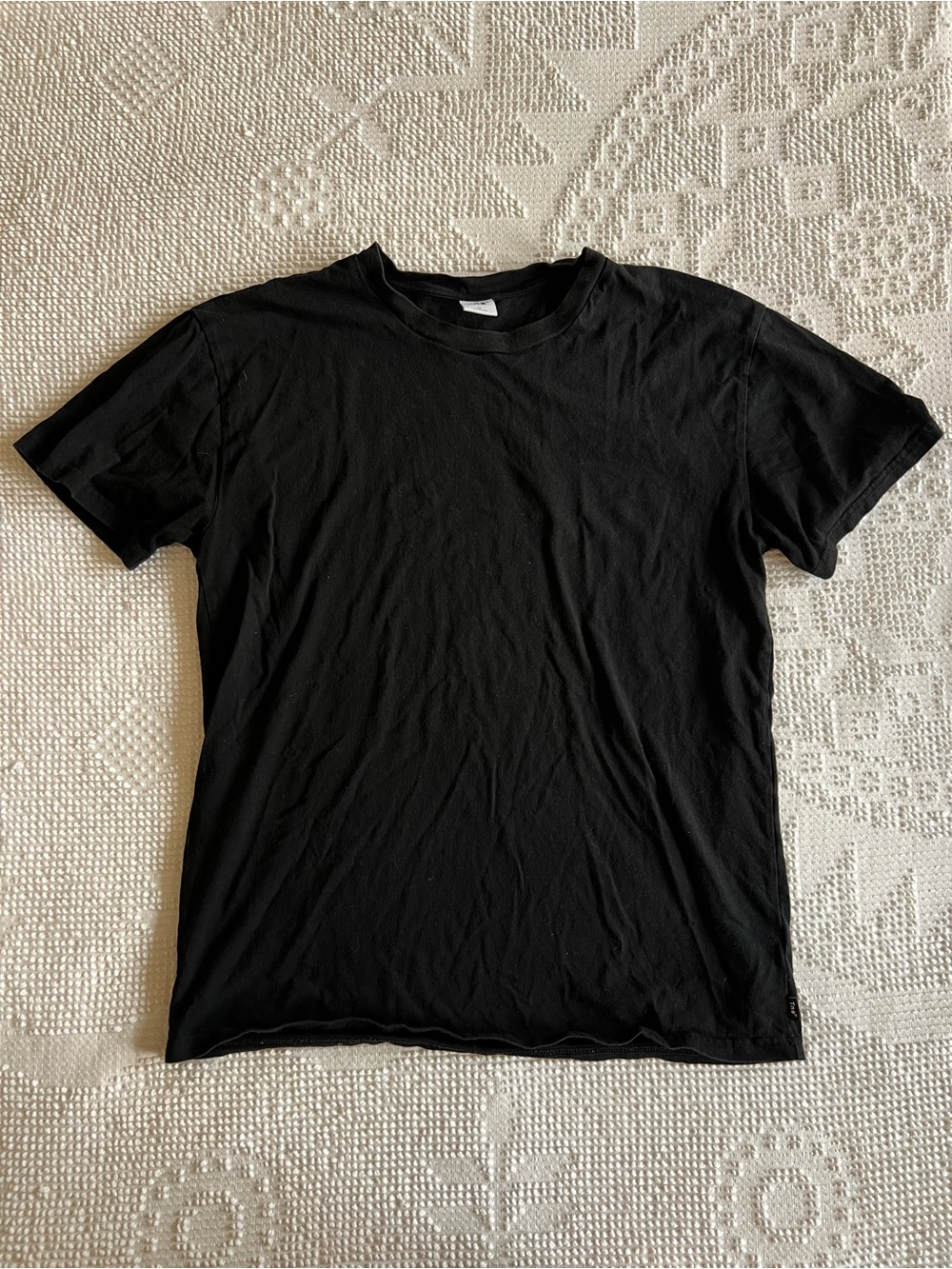 TNA Aritzia Black Short Sleeve Crewneck Tee